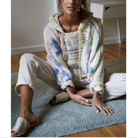 FREE PEOPLE Flower Child Poncho / Serene Dream - Picture 5 of 9